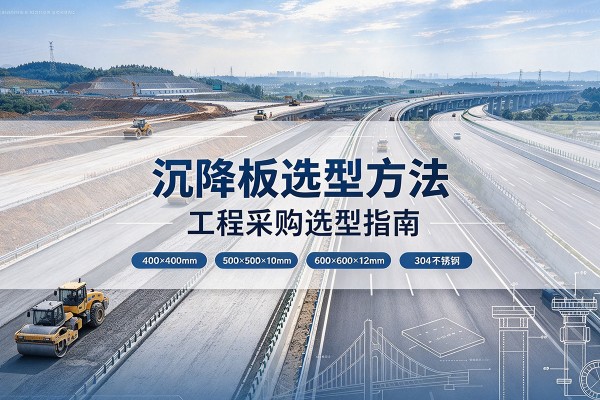 土默特左旗沉降板选择方法