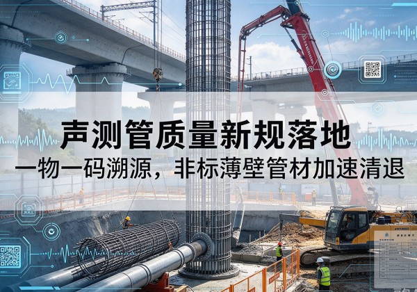 土默特左旗声测管质量新规落地，一物一码溯源，非标薄壁管材加速清退
